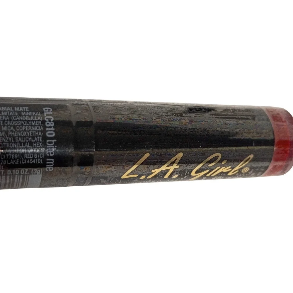 Lot of  2 L.A Girl Matte Flat Velvet Lipstick GLC810 Bite Me New Sealed
